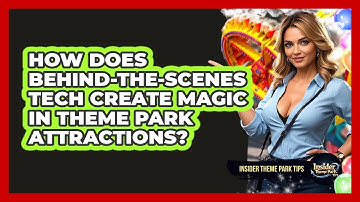 How Does Behind-the-scenes Tech Create Magic In Theme Park Attractions? - Insider Theme Park Tips