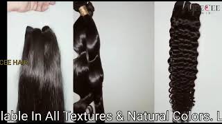 Machine weft bundles || Hair Extensions || Remy Hair