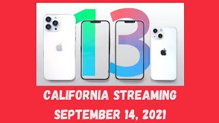 Apple september event 2021 announced - iphone 13