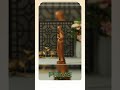Saint Rita Wooden Statue Catholic Gift Hand Carved Religious Home Decor Antique Style Patron Sain...
