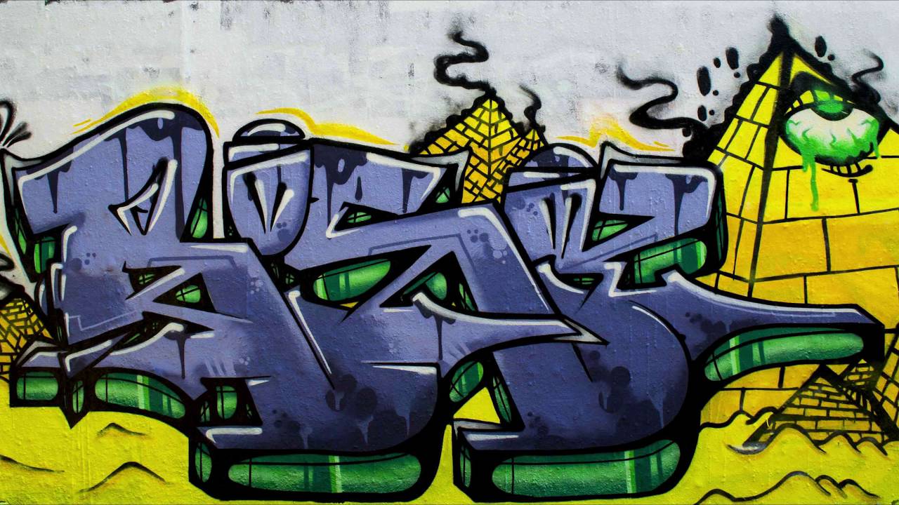 Graffiti Hall Piece [Gopro] Timelapse HD 