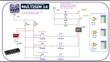 Multisim Logic Gates and Simulation
