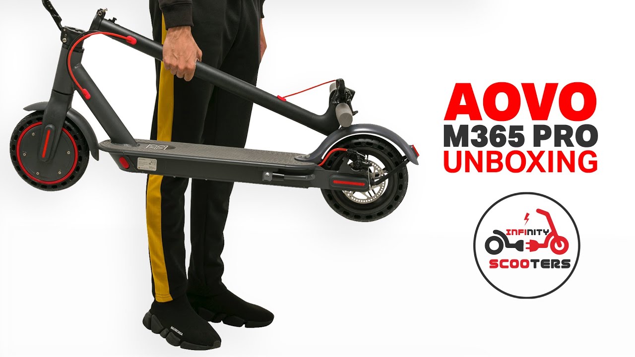 AOVO PRO M365 ESCOOTER UNBOXING YouTube