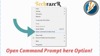 How to get “Open Command Window Here” Option in Context Menu in Windows