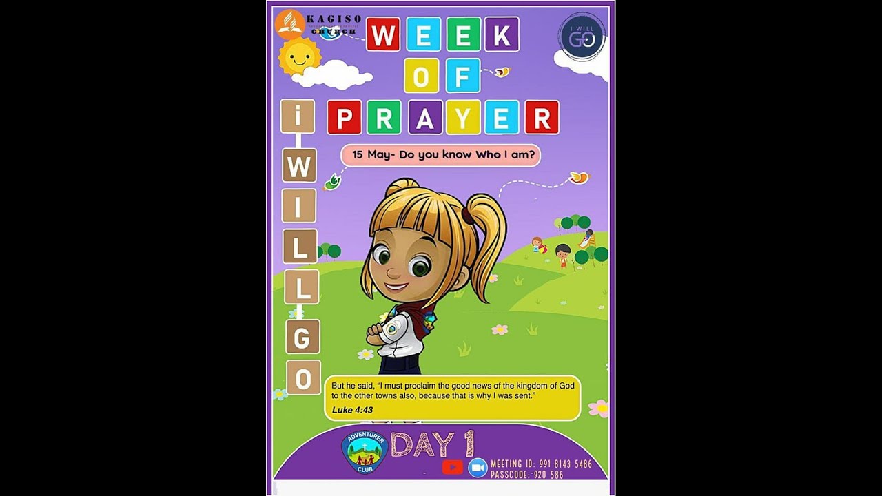 Kagiso SDA's Adventurer Week Of Prayer Program - YouTube