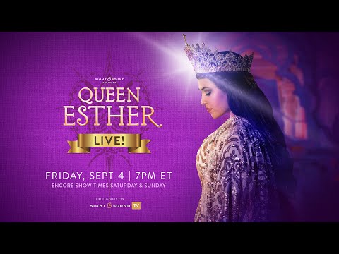 QUEEN ESTHER Special Live Broadcast — Labor Day Weekend — Official Trailer