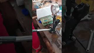 Triton injector test tutorial using a nozzle tester by chief mechanic Matan. #juankztech 👇👇👇