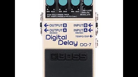 Boss DD-7 Digital Delay Guitar Effects Pedal