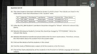 DBMS question19