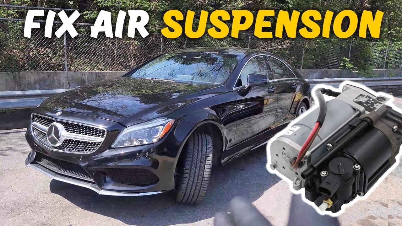 How to Replace Mercedes Air Suspension Pump | CLS550 W218 Airmatic DIY (2012-2018)