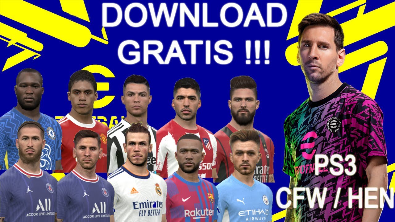 eFootball PES 2022 PS3 Terupdate - Download Gratis (Review cocok untuk pemula)
