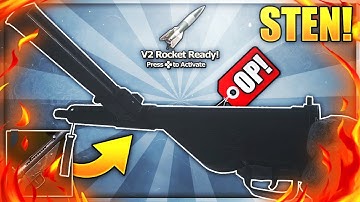 NEW STEN SMG DLC WEAPON WILL HELP YOU GET A V2 ROCKET IN COD WW2! (COD WWII OP STEN CLASS SETUP)