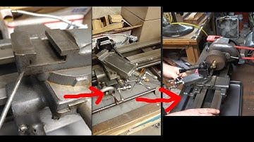 Craftsman/Atlas 618 lathe - compound rest replacement and first chips
