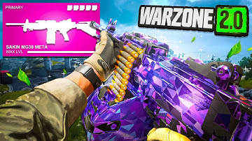 new *NO RECOIL* SAKIN MG38 in WARZONE 2! 😲 (Best SAKIN MG38 Class Setup) - MW2