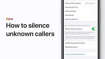 How to silence unknown callers on your iPhone — Apple Support