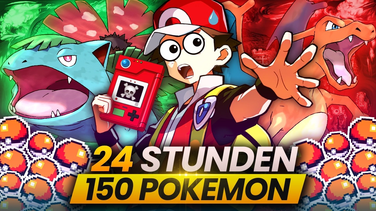 Ich habe 24H um ALLE 150 Pokemon zu fangen! (Feuerrot/Blattgrün)