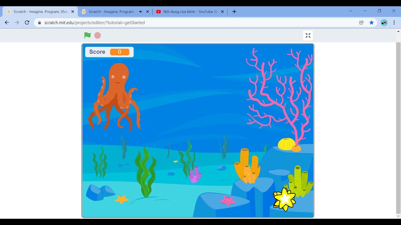 Hướng dẫn làm game Catch Star trong Scratch | Lê Đức Green - YouTube