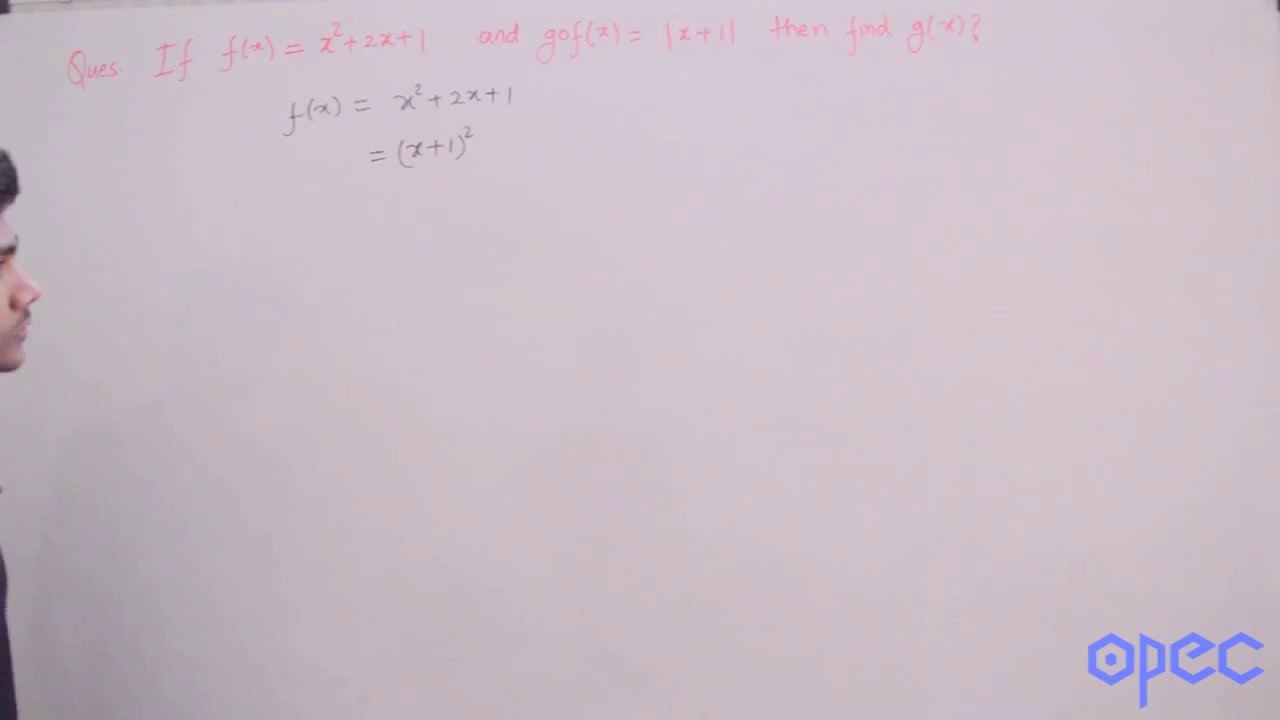 S1 Q50 F X And Gof X Are Given Find G X Youtube