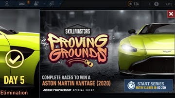 Need For Speed:No Limits|Aston Martin Vantage (2020)(Proving Grounds Event Day-5)|Tips&Tricks