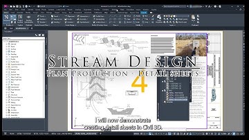 7 - Civil 3D Plan Production - Detail Sheets
