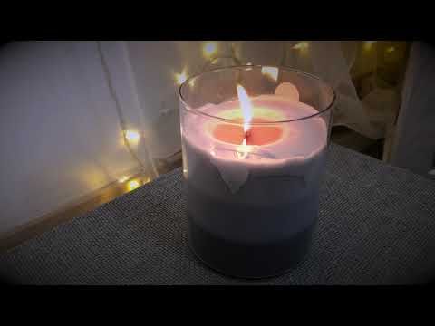 🔥 ASMR For Sleep/Study - Crackling Fire Wooden Wick Candle (1 HOUR LONG) 🔥