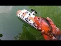 RC Boat CATCHES FISH!!!