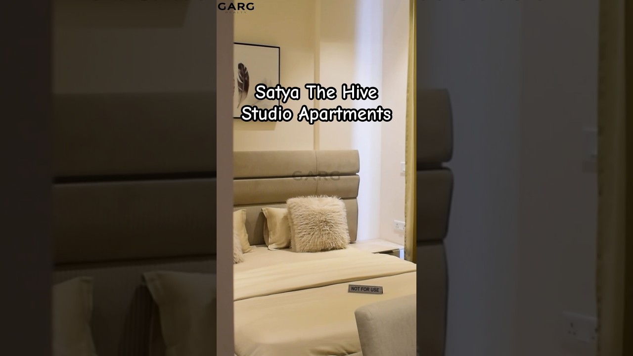 Satya The Hive Studio Apartment complete tour . Sector 102 Dwarka Expressway Gurgaon ☎️9911977757