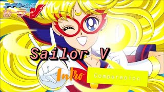 Codename Sailor V Theme Song Comparasion