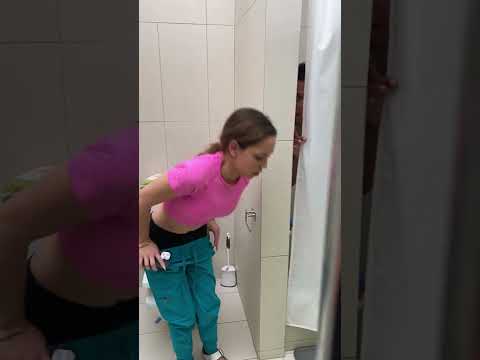 The toilet splat all over her! #Shorts