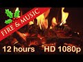 ☆ 12 HOURS ☆ CHRISTMAS MUSIC Fireplace ♫ ☆ NO ADS ☆ Christmas FIREPLACE ☆ Best Christmas Fire 2023 ☆