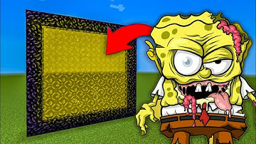 How to Make a PORTAL to SpongeBob.exe in Minecraft