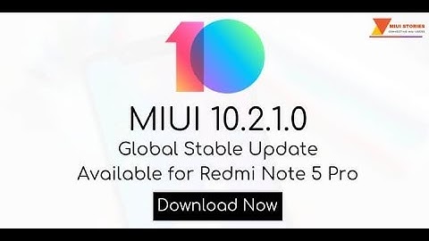 Redmi Note 5 Pro MIUI 10.2.1.0 Stable Update Rolling Out