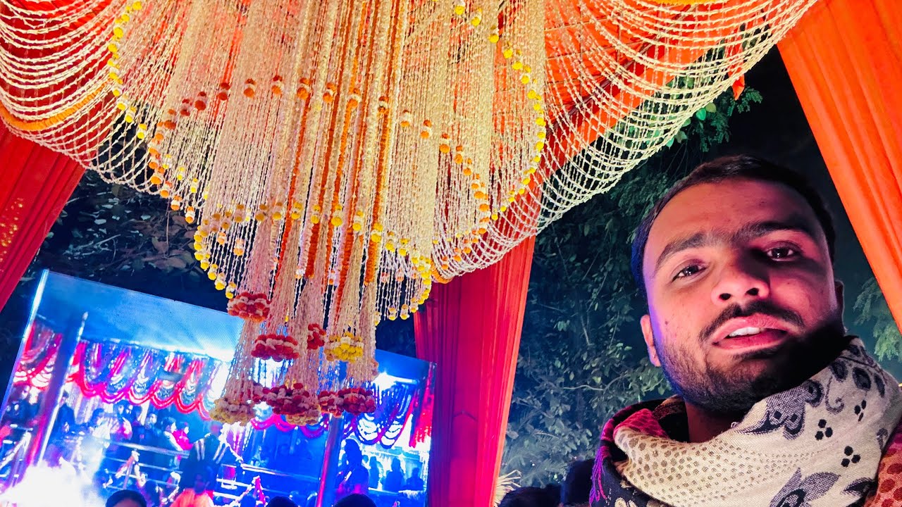 ￼￼ A chandelier made of flowers inside the temple🛕||vlog day 220 || 