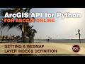 Get an ArcGIS Online WebMap Layer Index or Layer Definition using the ArcGIS API for Python