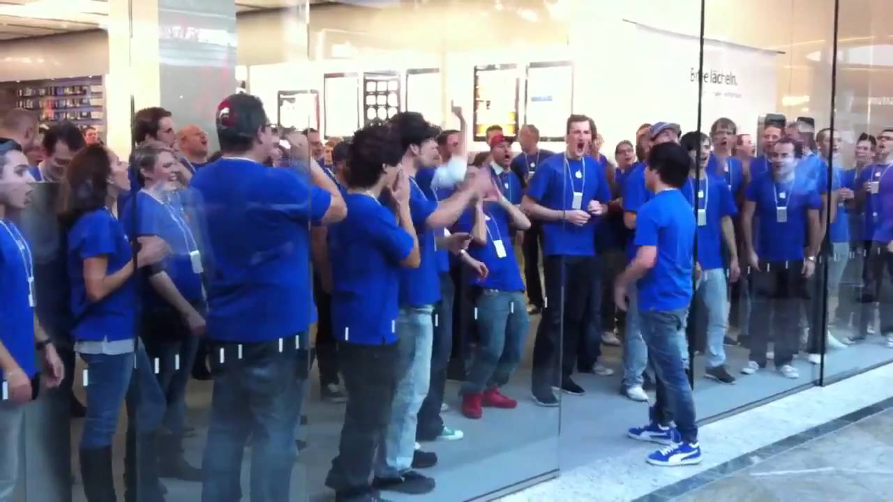 Eröffnung Apple Store Oberhausen YouTube