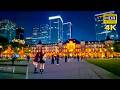 Tokyo 🇯🇵 | Sophisticated Ginza 銀座 to Majestic Tokyo Station | Twilight to Night | 4K60 HDR Binaural