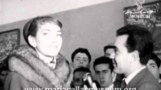Maria Callas: Interview at  Lisbon airport (Lisbon, March 26, 1958)