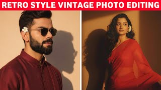 Ai Retro Style Vintage Photo Editing Prompts | Google Gemini Viral Photo Editing - Nano Banana Ai screenshot 4