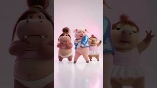 #CapybaraDance #HippoDance #PigDance #AnimalDanceParty #ViralAnimalVideo