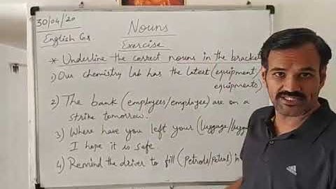 SINGULAR NOUN & PLURAL NOUN : Kadi Sarva Vishwavidyalaya