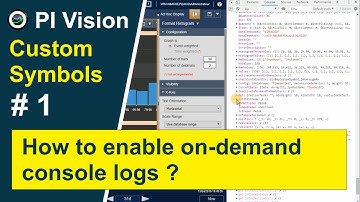 PI Vision - How to enable on-demand console logs (easter egg trick)