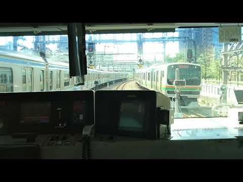 大崎駅始発　快速　国府津行き入線
