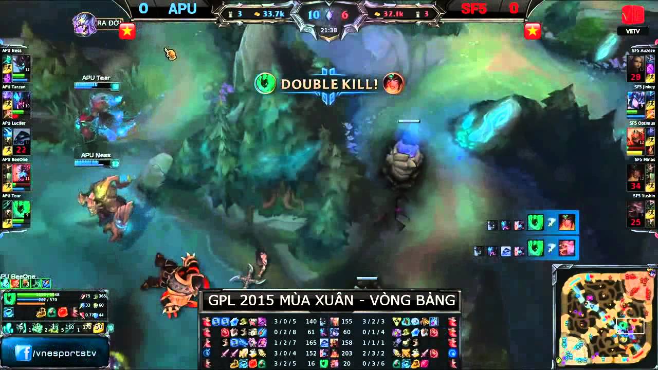 [Highlights] An Phat Ultimate vs Saigon Fantastic Five Game 1 GPL Spring 2015 APU vs SF5