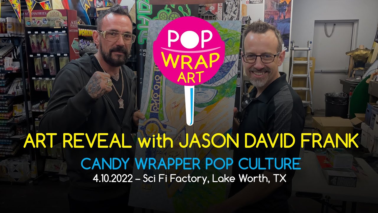 Art Reveal with the Green Ranger, Jason David Frank, Rest In Peace, JDF ...