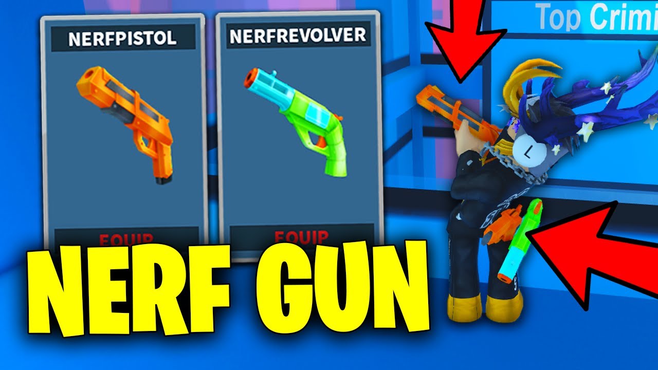 How To Get The *JAILBREAK ARMOURY GUNS* In Roblox Nerf Hub Event