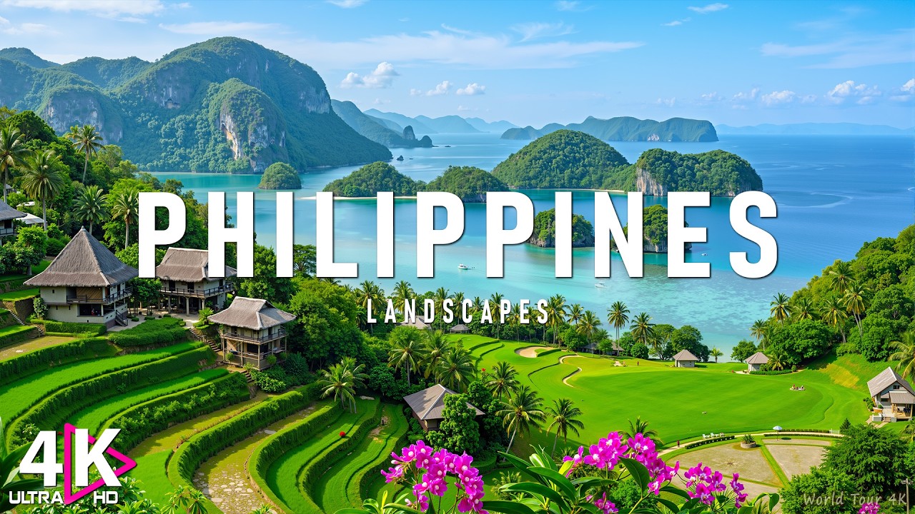 Philippines 4K - El Nido Bays, Emerald Waters & Tropical Calm | Relaxing Music