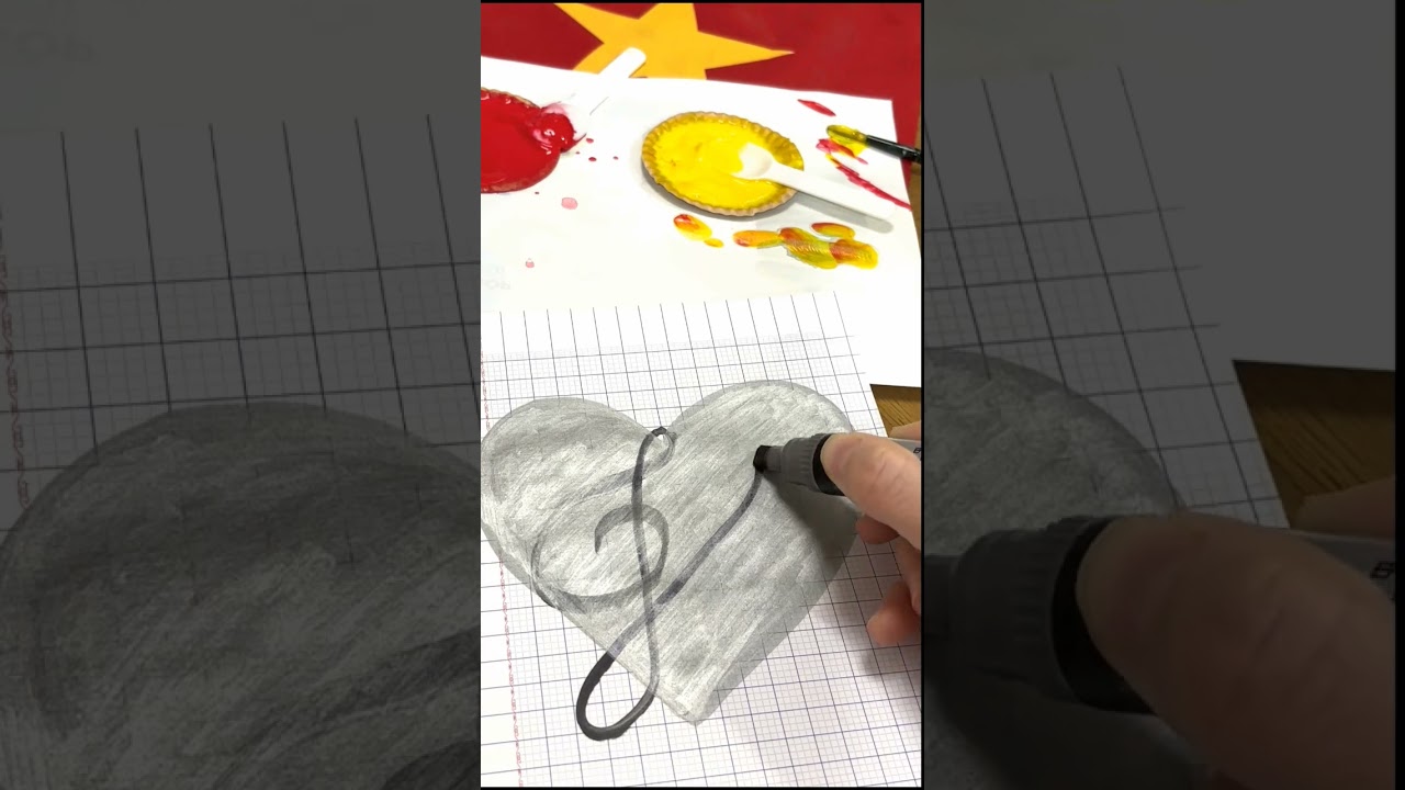 Làm chữ H tặng ba yêu🥰