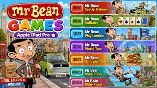 Mr Bean 6 Games:Special Delivery,Solitaire,Play London,World Tour,Sandwich Tower,Mr Bean Risky Ropes screenshot 1