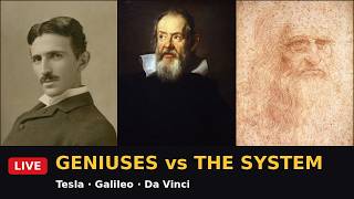 Geniuses vs the System — Live Marathon: Tesla, Galileo, Da Vinci