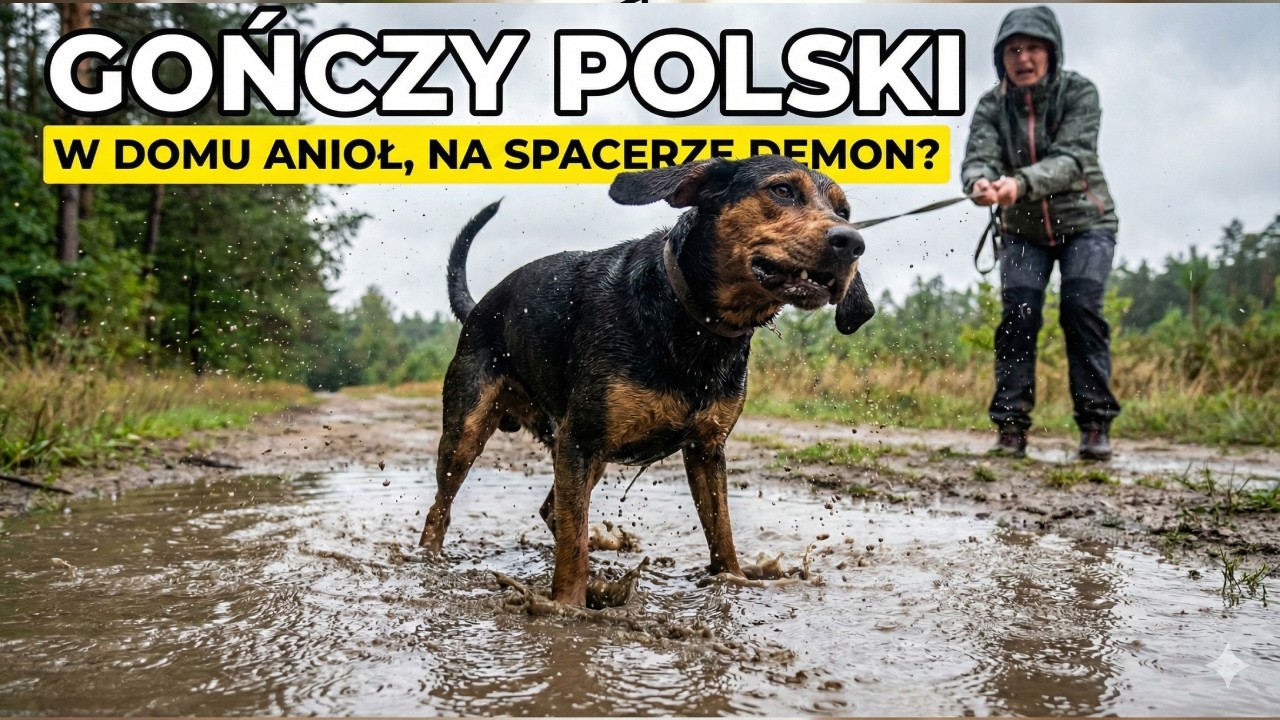 Gończy Polski: czarne Ferrari z polską duszą.
